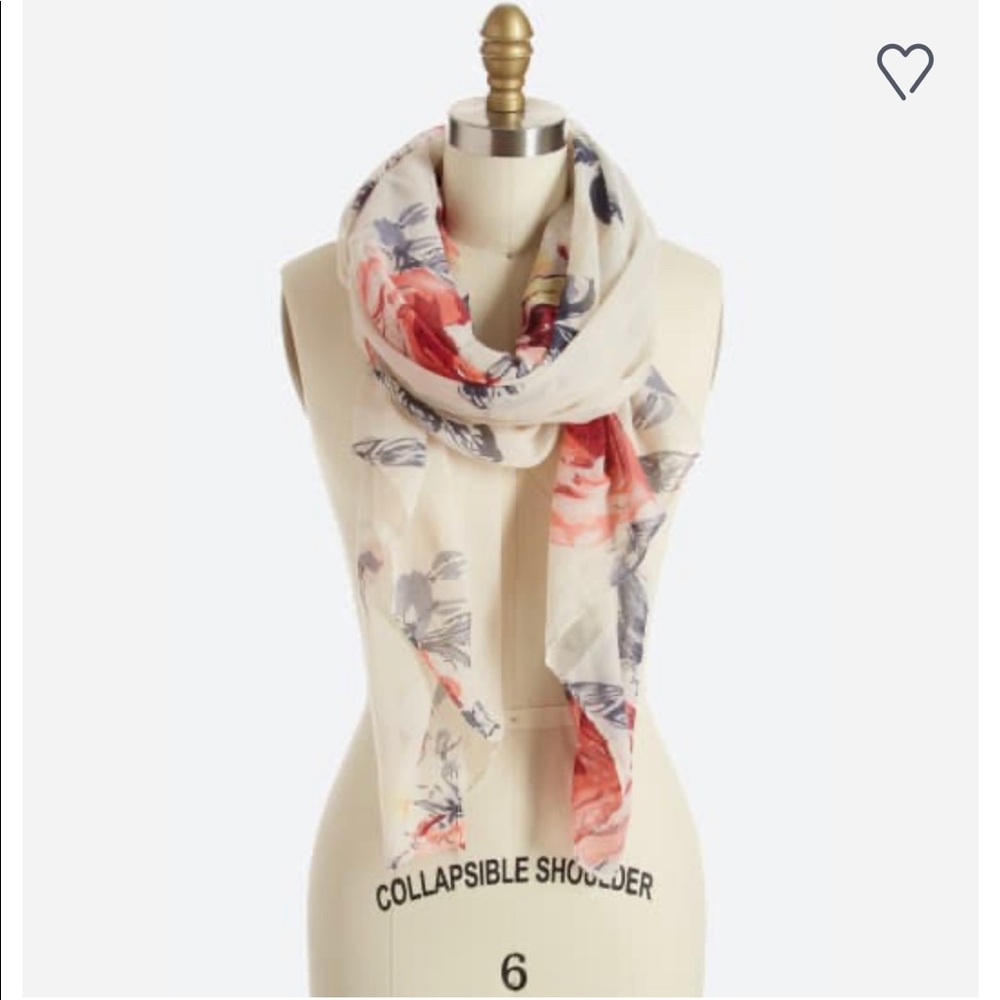 Floral scarf new with tags